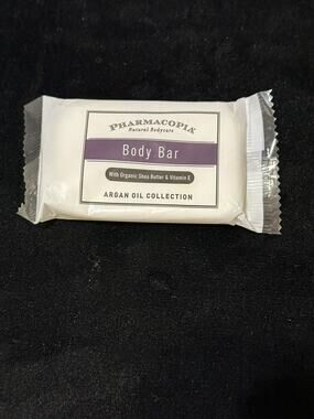 New Pharmacopia Natural Body Care Bar Argan Oil Collection Organic Shea & Vit E